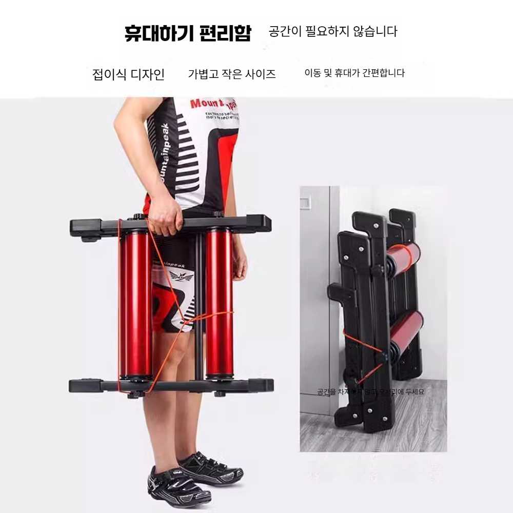 고캠프 자전거평로라 스마트로라 사이클링 홈트러브 TK-02 롤러 트레이너 블랙 - 상세 이미지 3