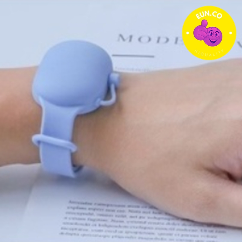 야외활동 위생 소독제 스트랩 시계 간편한 방역용품 실리콘 소독젤 필수템