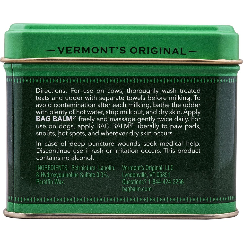 백밤 Bag Balm 버몬트 오리지날 건조피부 226g 깡통 고보습 - 상세 이미지 2