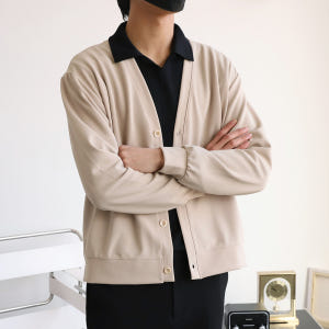 남자봄가디건 남자정장가디건 착용 후기 | 사이즈/핏 총정리 - 상품 이미지 4