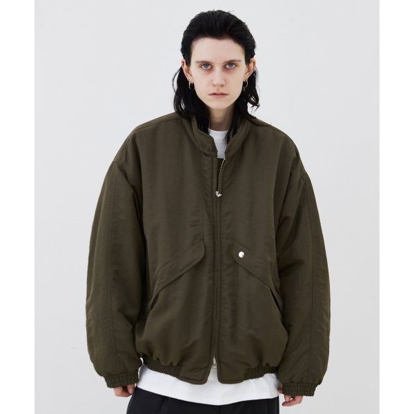 이에이 WIRE COLLAR OVERSIZED 점퍼 카키 : 동준마켓2022