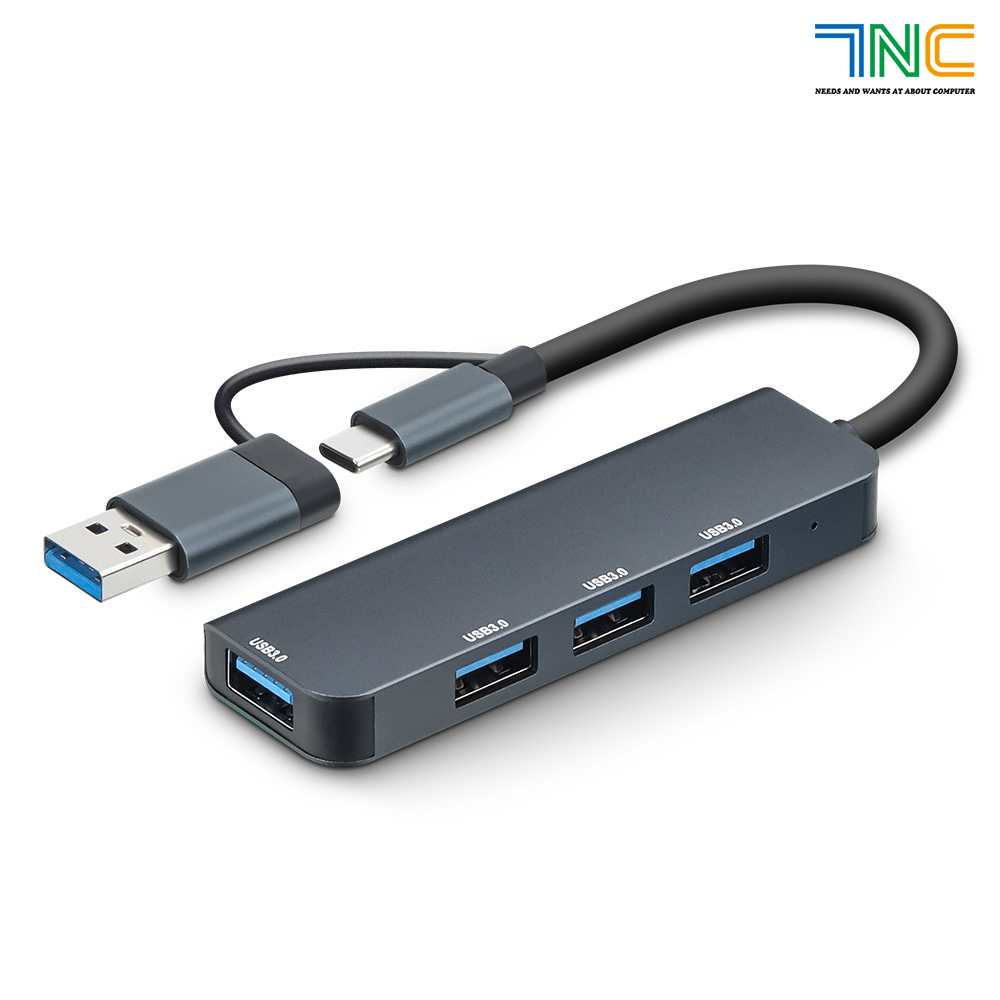 7NC USB 허브 3.0 C타입 멀티 포트 노트북 연결 확장 커넥터 분배 NCH701 - 상품 이미지