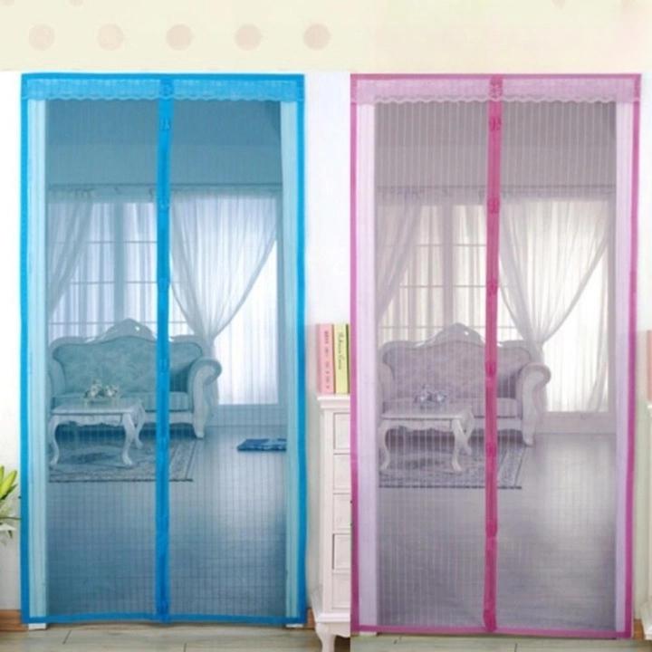 레이스 현관 모기장 모기 문발 출입문 90cm