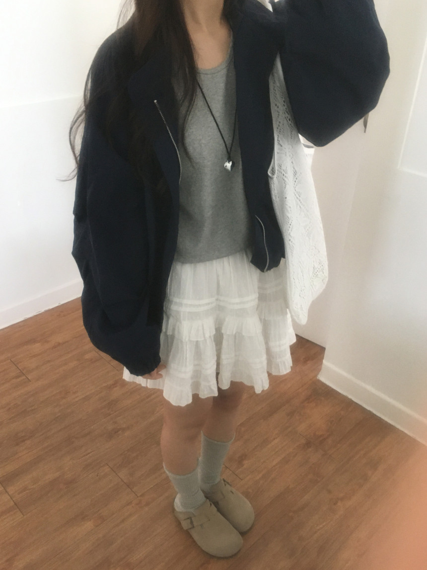 웨어 바람막이 야상 나일론블루종 상세 이미지 9
