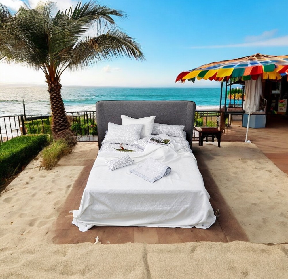 [레노마홈] 쿨링 냉감패드 포르페 고정밴드 여름 그레이, SS(슈퍼싱글)