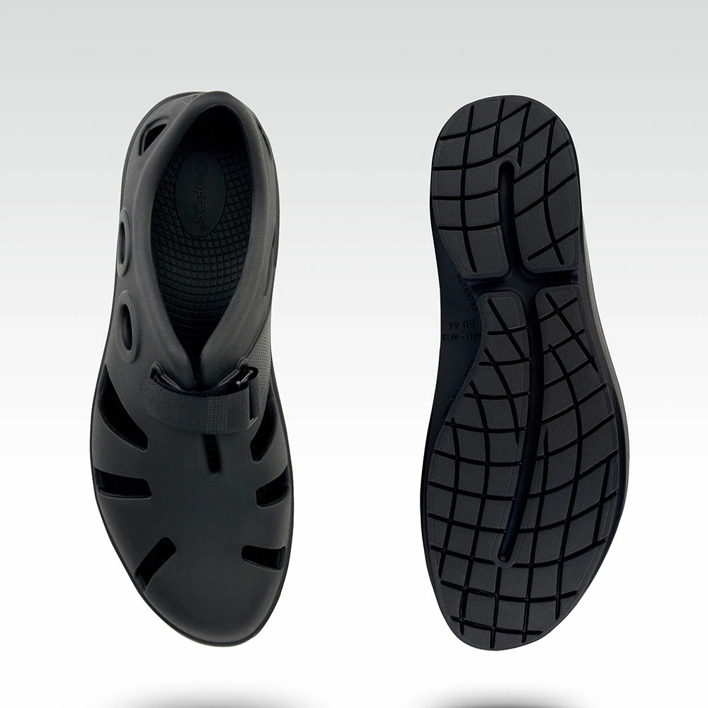 우포스 OOFOS OOcandOO 우캔두 리커버리 샌들 클로그 블랙