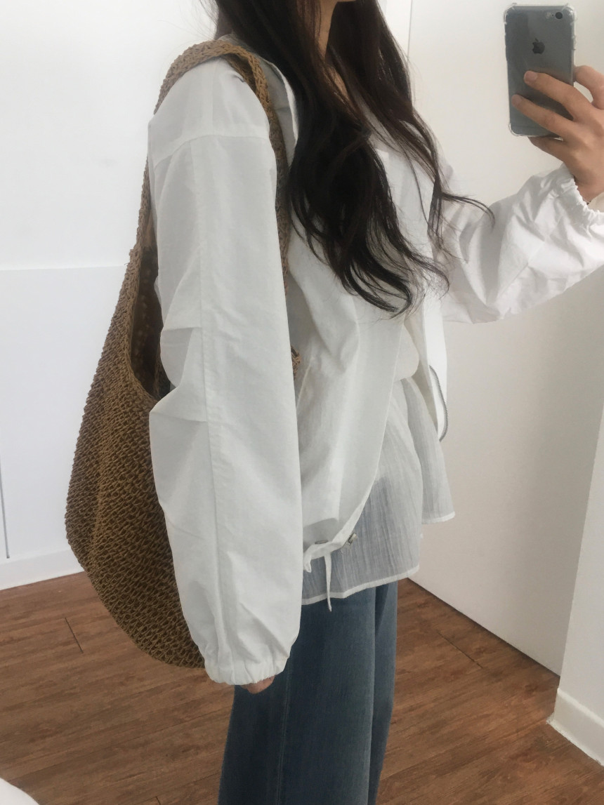 웨어 바람막이 야상 나일론블루종 상세 이미지 23