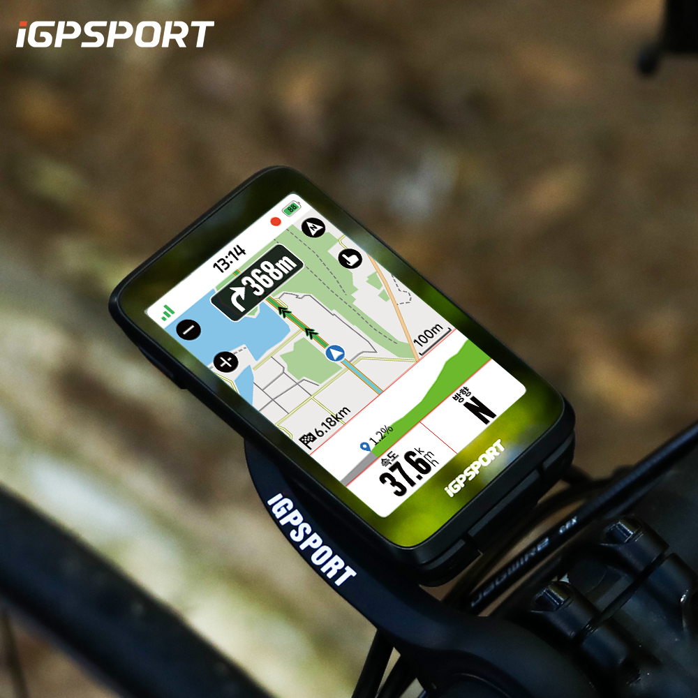 iGPSPORT 바이내비 binavi 자전거 속도계 터치 컬러 GPS 네비게이션 - 상품 이미지