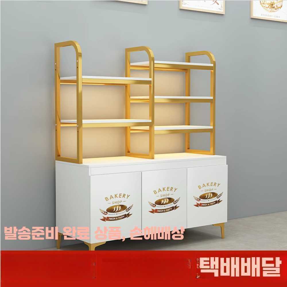 고캠프 빵진열대 매대 진열대 쿠키 진열장 우드 길이1.0x너비0.4x높이1.53 - 상세 이미지 2