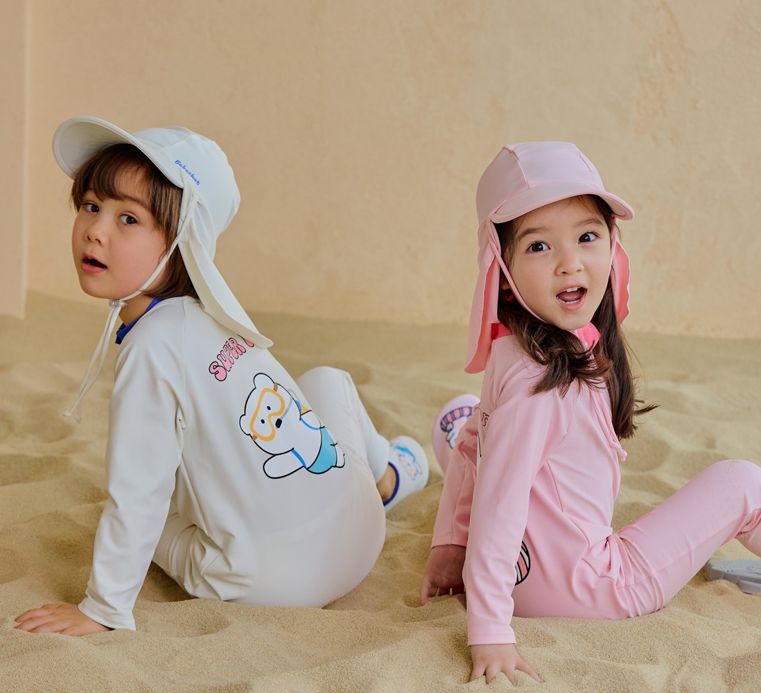 아기래쉬가드 애니팡팡 전신 9부 유아 수영복 래쉬가드 - 상세 이미지 3