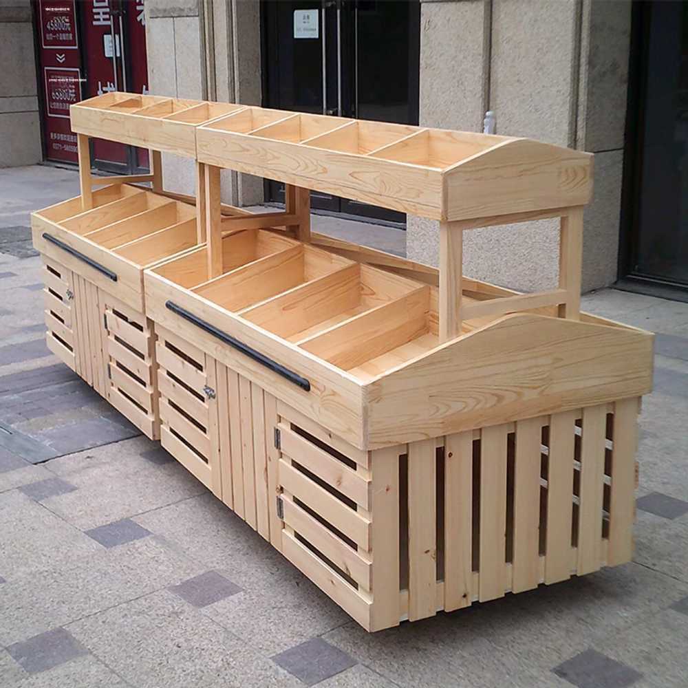 고캠프 빵진열대 진열대 진열장 카페 우드 쿠키 1.2m x 0.8m (1.2m x 0.8m) - 상세 이미지 4