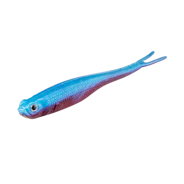 버클리 파워베이트 파워 저크쉐드 5인치 UV 광어웜 다운샷웜 CDT 카디날테트라, 12.7cm(5인치) - 메인 이미지