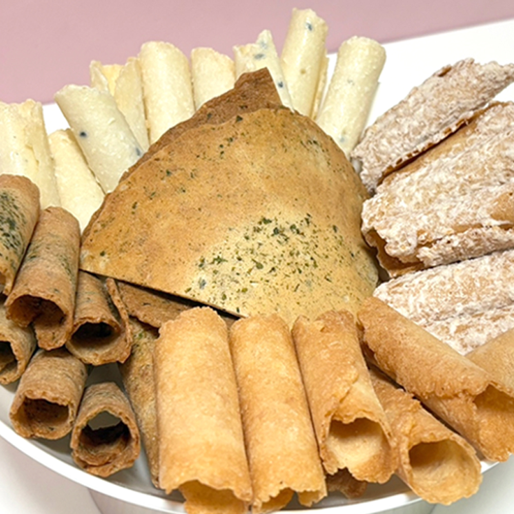 HACCP인증 옛날과자 종합전병 4종 700g+700g 1박스 (양파맛/파래김/생강/계피) - 상세 이미지 2