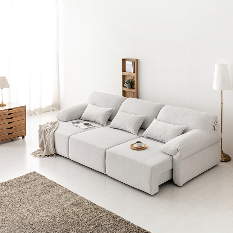 니스코 4인 전동 슬라이딩 패브릭 소파 B2281