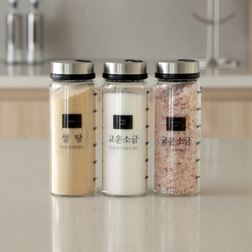 더쉐프 스텐 양조절 양념통 세트