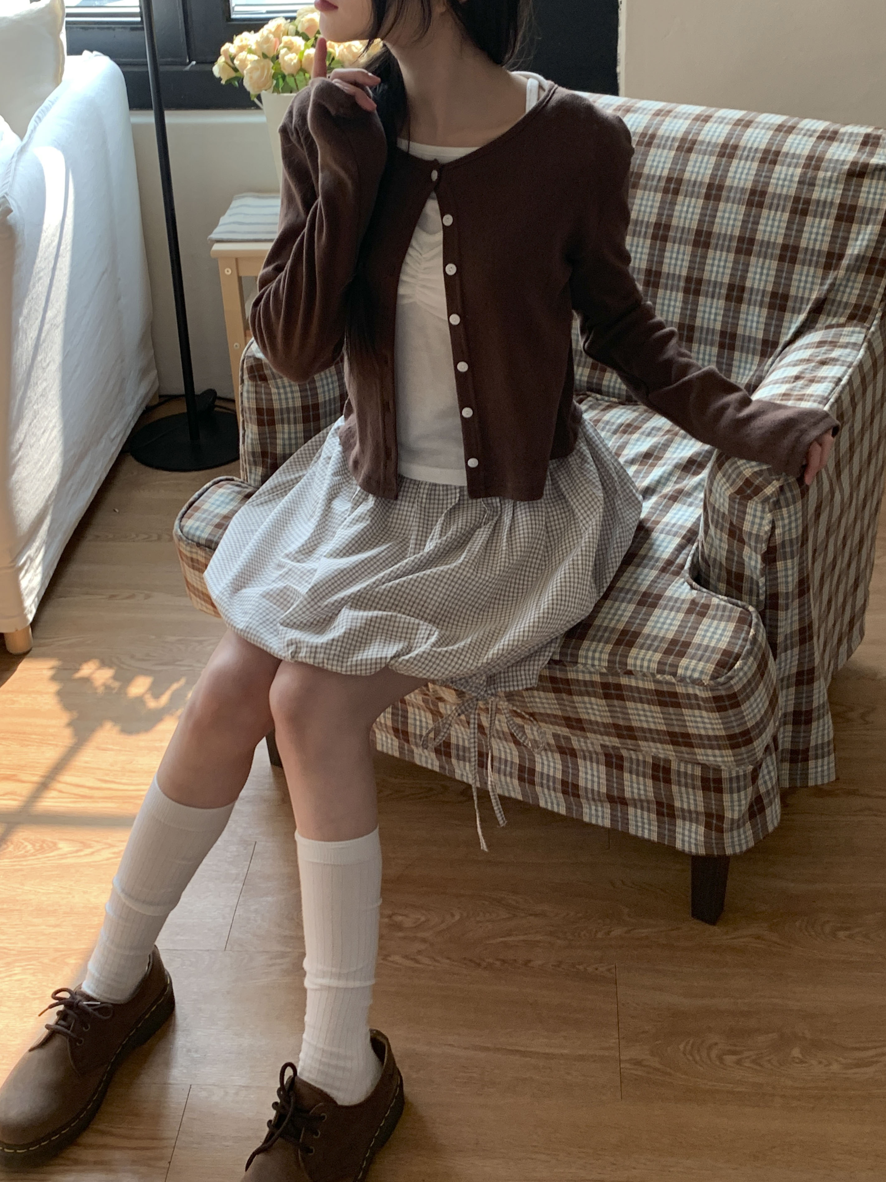 [20%할인/여리핏♡/봄신상] 레인 컬러 펀칭 가디건 8color 상세 이미지 22