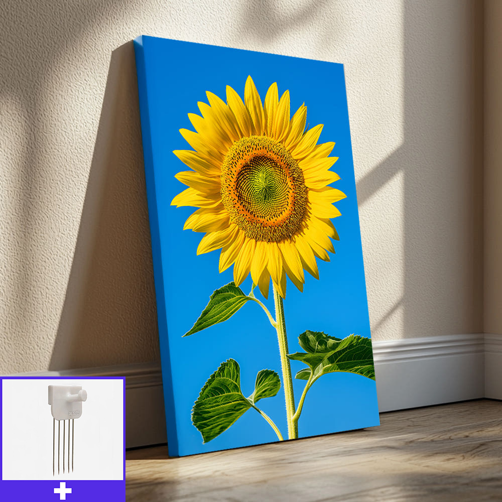 럭키해바라기 A3 캔버스액자 해바라기그림