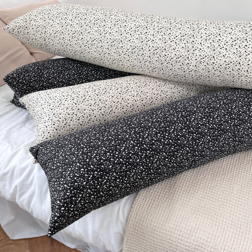 호옴 바디필로우 150 순면 테라조 롱쿠션 긴베개 임산부 일자 전신필로우