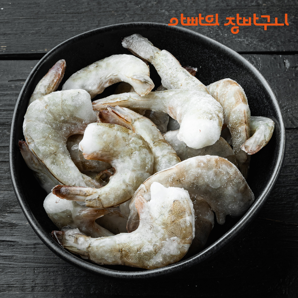 칵테일새우 1kg(실중량 900g) 냉동 생새우살 두절 탈각 깐새우 감바스 이미지 3