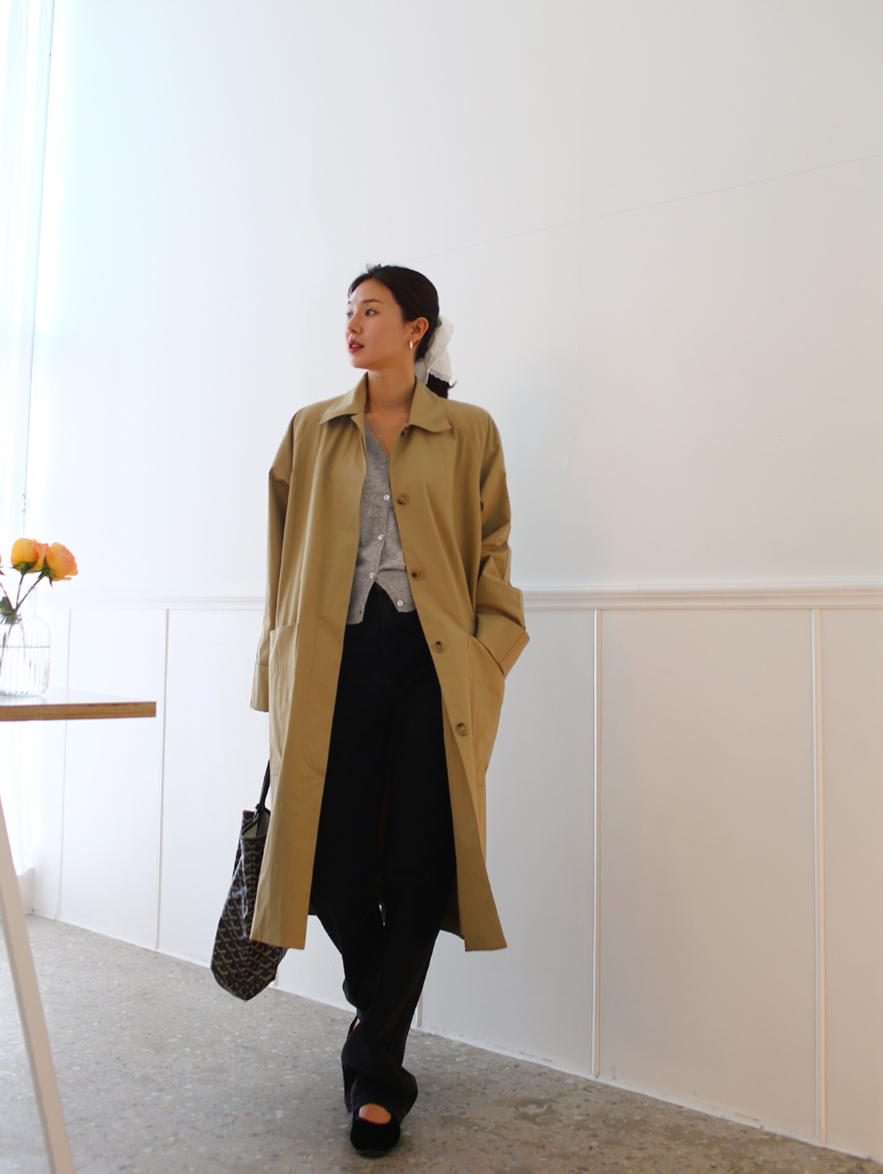 트왕 마틴데일리트렌치(2color) : TWANG 트왕