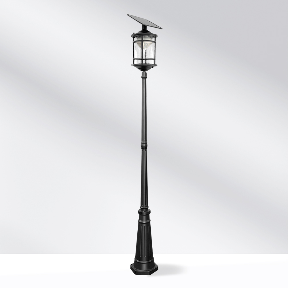 태양열 외부 조명등 잔디 공원등 마당 등주 카페 펜션 태양광 LED 가로등 기둥 1.8m - 상품 이미지