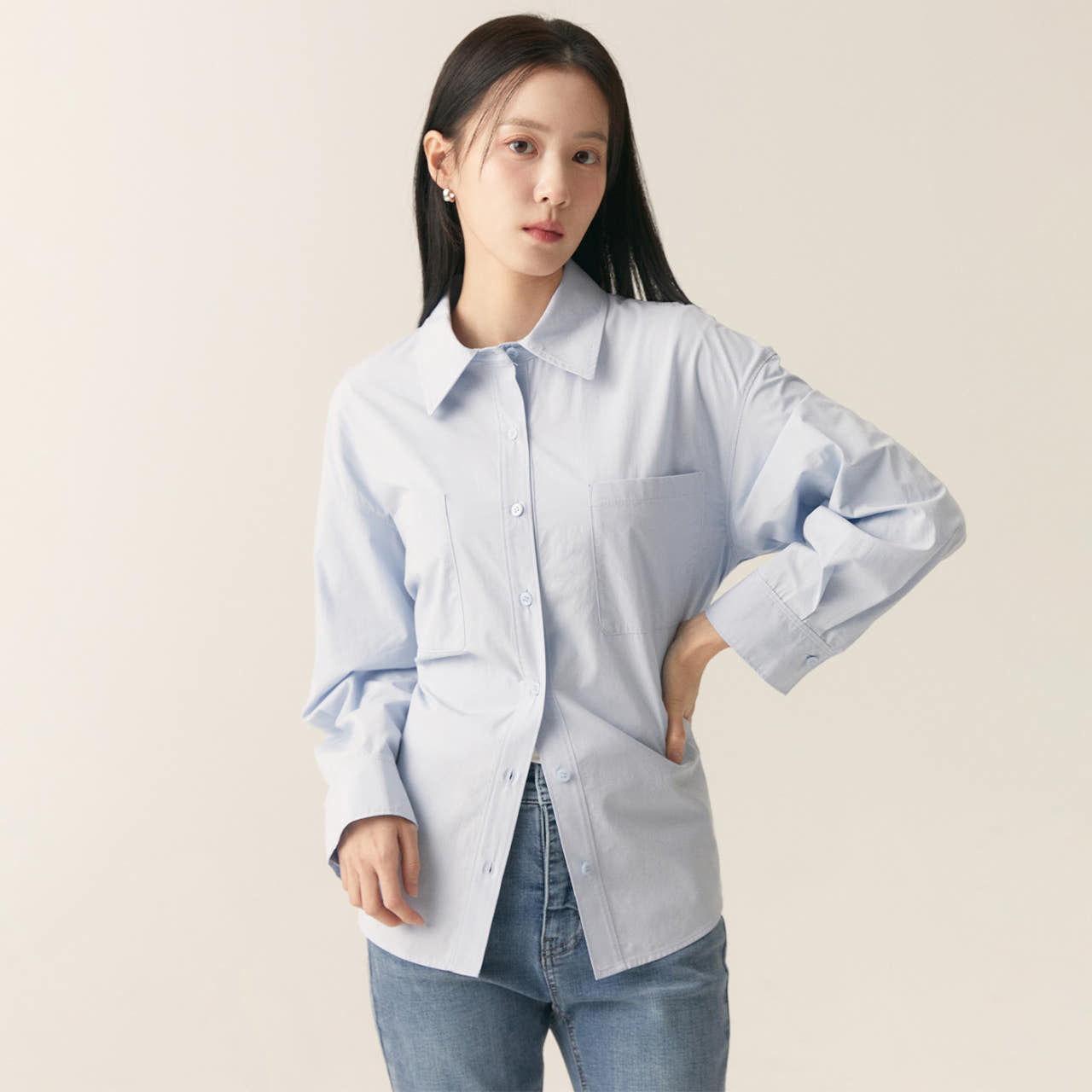 로엠 셔링 셔츠 RMYWF12R15 - 메인 이미지