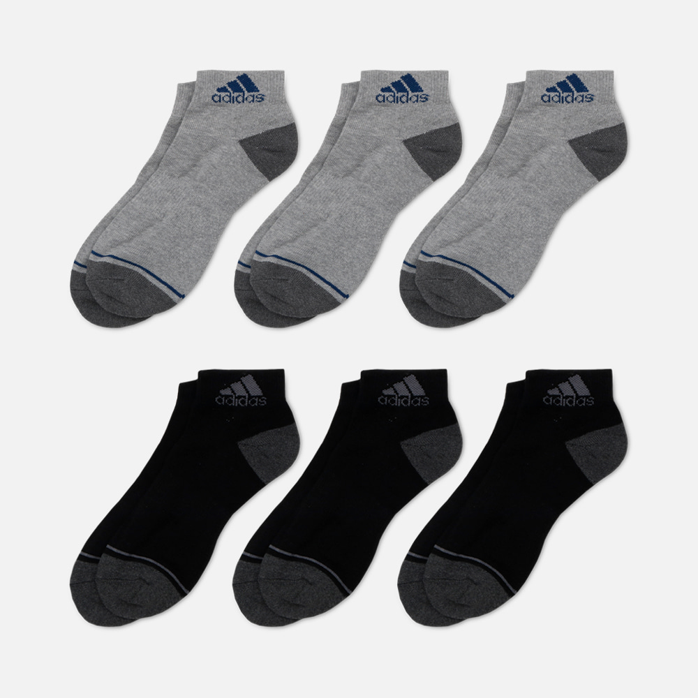 아디다스 스포츠 장목 양말 6팩 GB3921