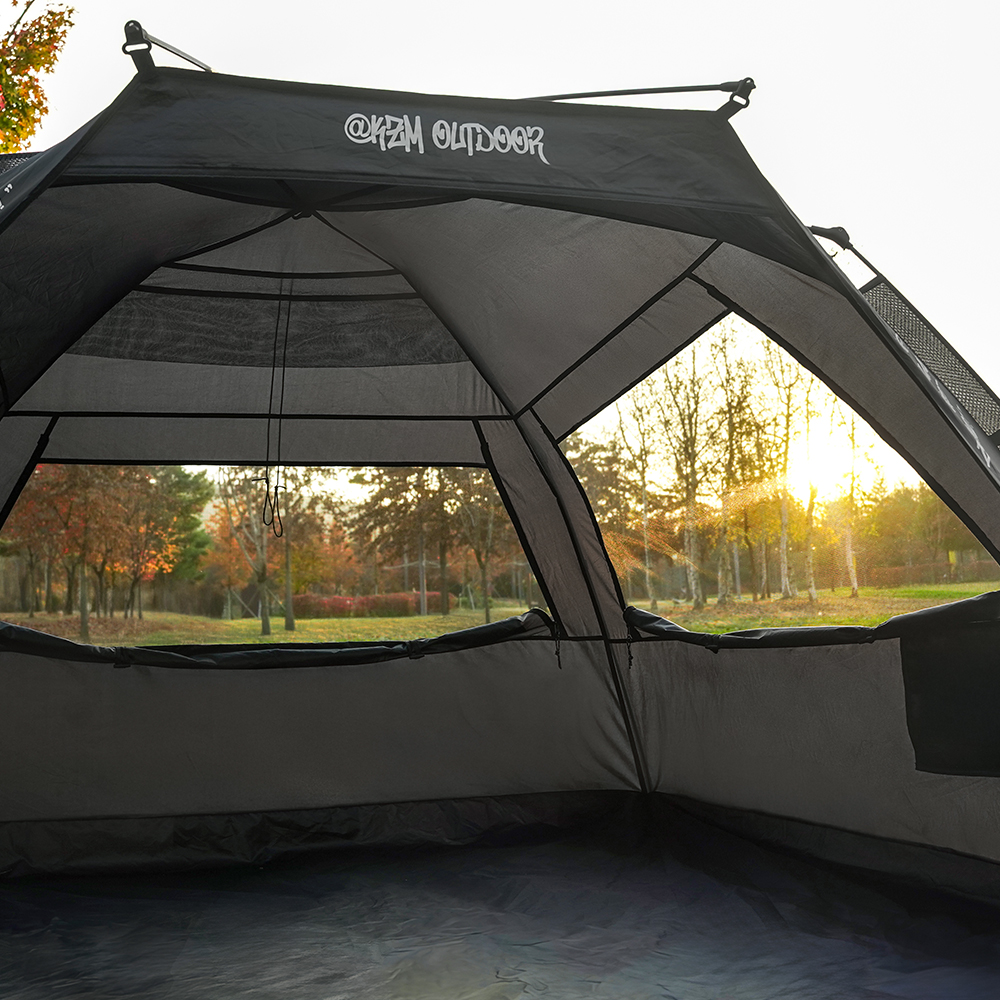 블랙 비어드 선 쉘터 원터치 그늘막 텐트 나들이 피크닉 공원