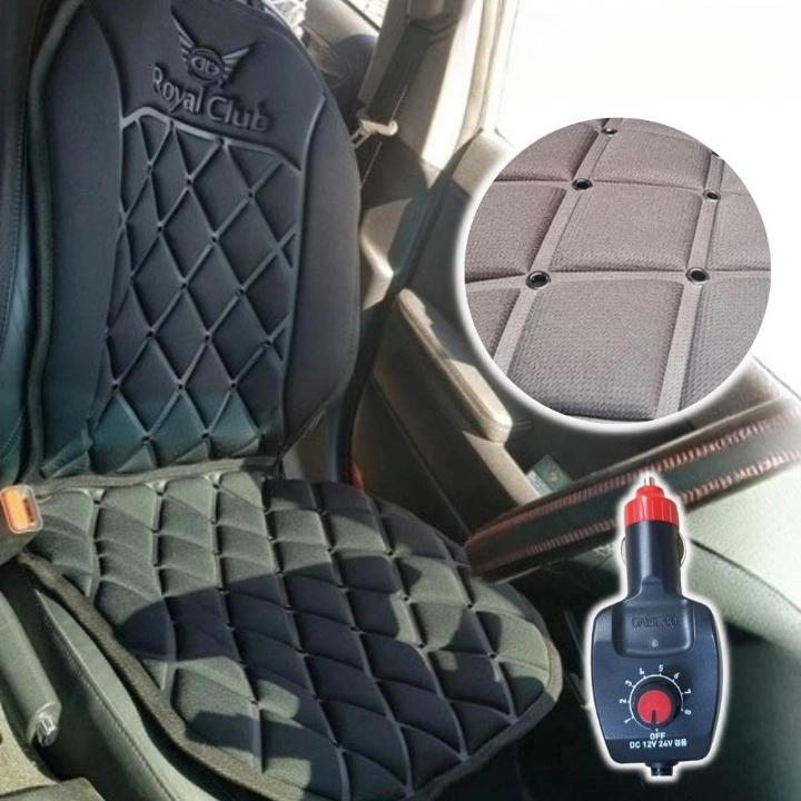 선풍기 시트 차 여름 시트 12v 24v 통풍 시트 - 상품 이미지