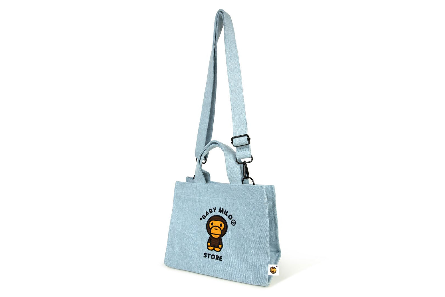 베이프 토트백 BABY MILO DENIM SMALL TOTE BAG 3월 3주차 신상 AL20-189-318 - 상세 이미지 2