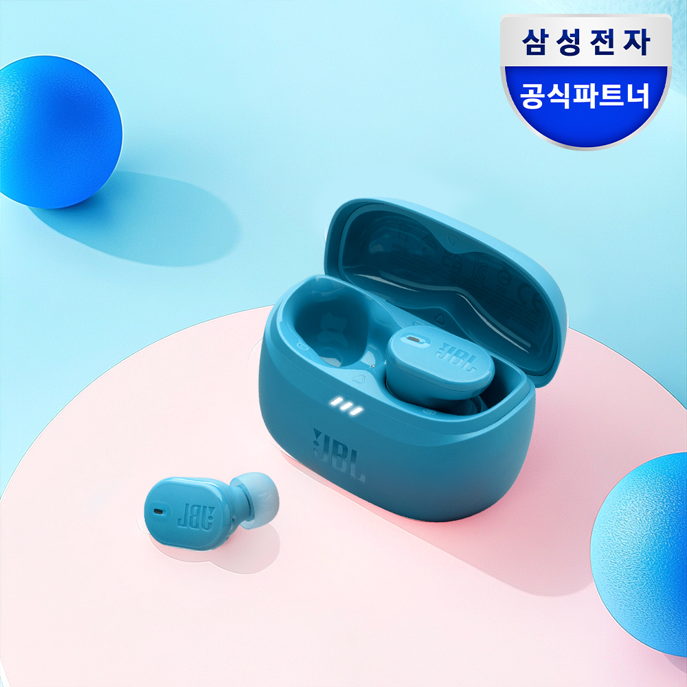 삼성전자 JBL TUNE BUDS2 노이즈캔슬링 블루투스 무선 이어폰 터쿼이즈 - 메인 이미지