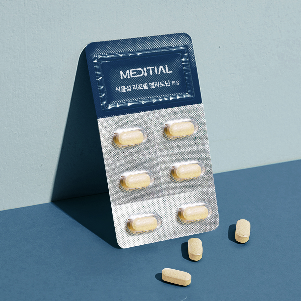 메디셜 식물성멜라토닌 2mg 리포좀 세로토닌 트립토판 영양제 효과 피스좀 30정, 8개 - 상세 이미지 2