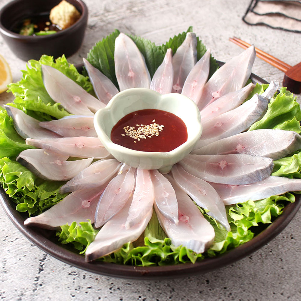 목포 자연산 제철 횟감 병어회 생물 병어 반건조 자랭이