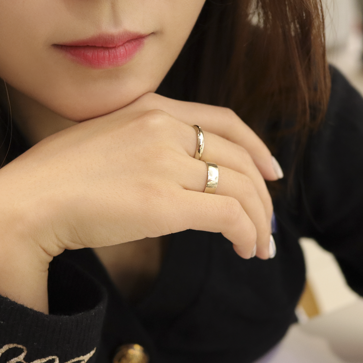 커플링 14K 금반지 18K 금반지 심플 금반지 데일리 반지
