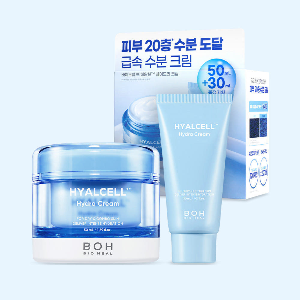 바이오힐 보 히알셀 하이드라 크림 50ml + 30ml 증량기획 - 상품 이미지