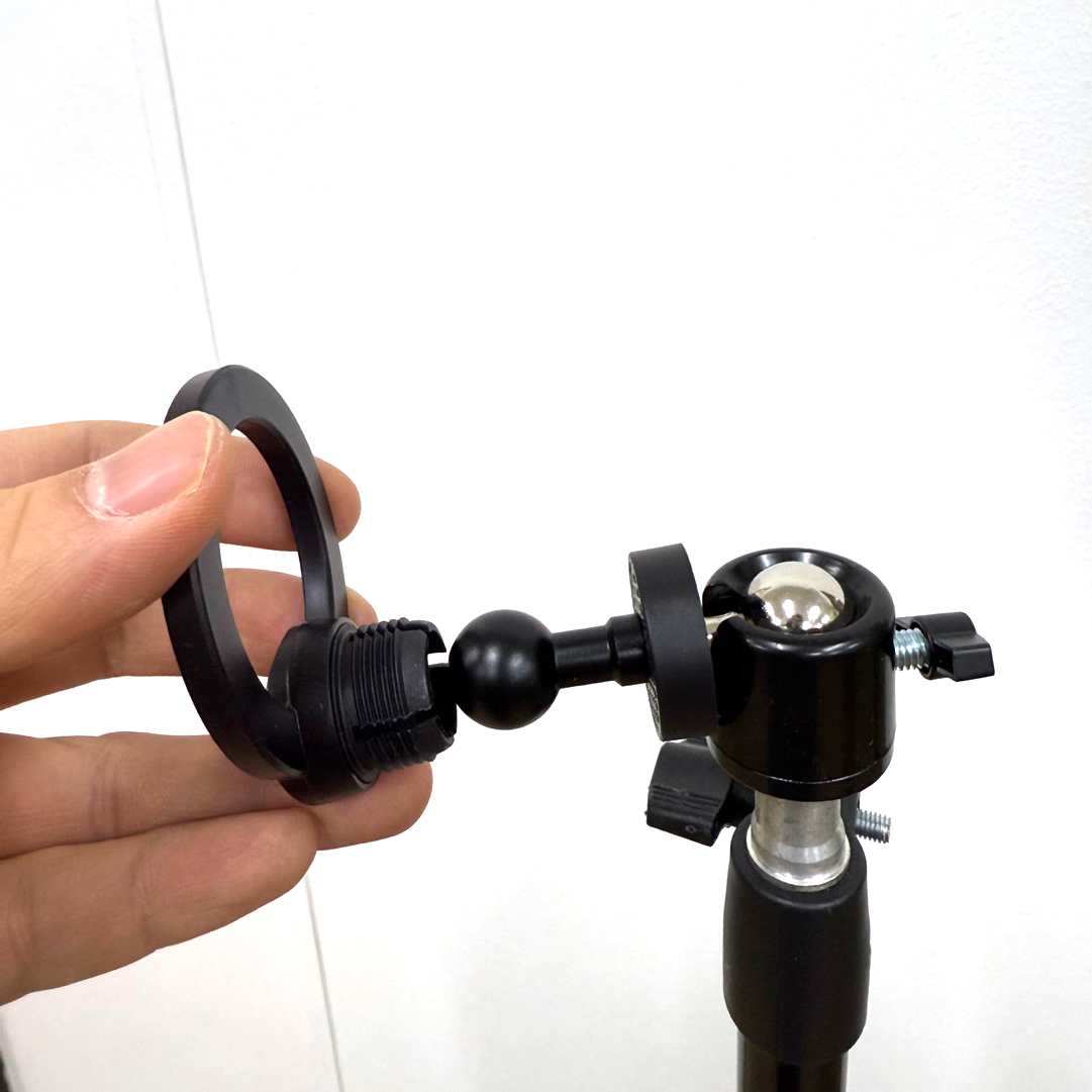 1/4인치나사 to 17mm 볼헤드 변환 브라켓 마운트 어댑터 삼각대 카메라브라켓 이미지 6