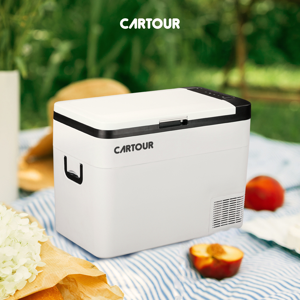 [국내발송] 카투어 K35 이동식 휴대용 가정용 차량 캠핑 냉장고 35리터 12V 24V 220V
