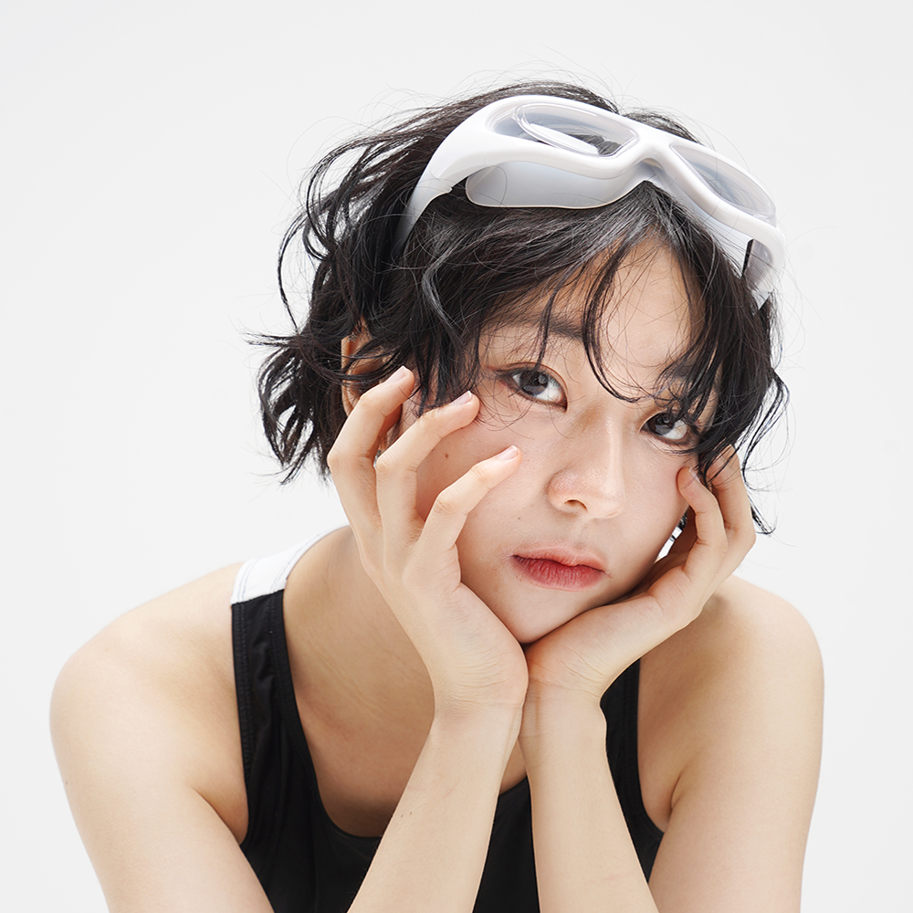 팬더수경 스윔고글 안경 미러수경 뷰 오픈워터 블랙미러 - 상세 이미지 2