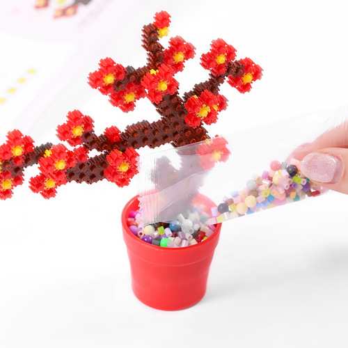 디폼블럭 도안 세트 6mm 사군자 화분만들기 - 상세 이미지 4