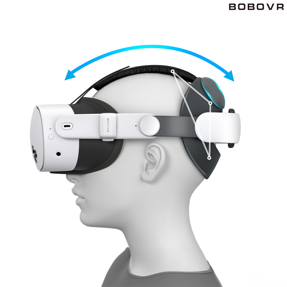 메타퀘스트3 스트랩 3S호환 BOBOVR E3 엘리트 헤드스트랩 악세사리 - 상세 이미지 5