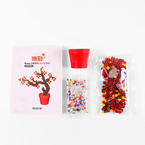 디폼블럭 도안 세트 6mm 사군자 화분만들기 - 상세 이미지 2