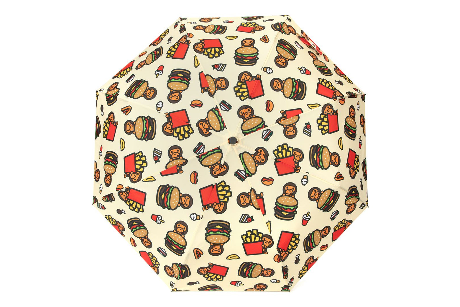 베이프 우산 FAST FOOD ALL PRINT PATTERN FOLDING UMBRELLA 3월 3주차 신상 AL20-182-305 - 상세 이미지 5