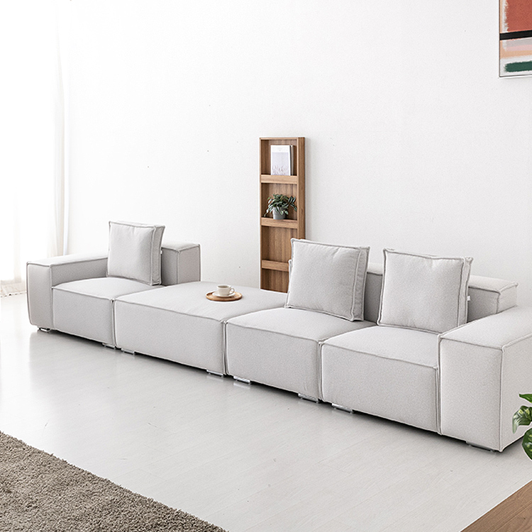 니스코 4인 패브릭 소파 B304 코모도 아이보리 5152.3197, 4인용