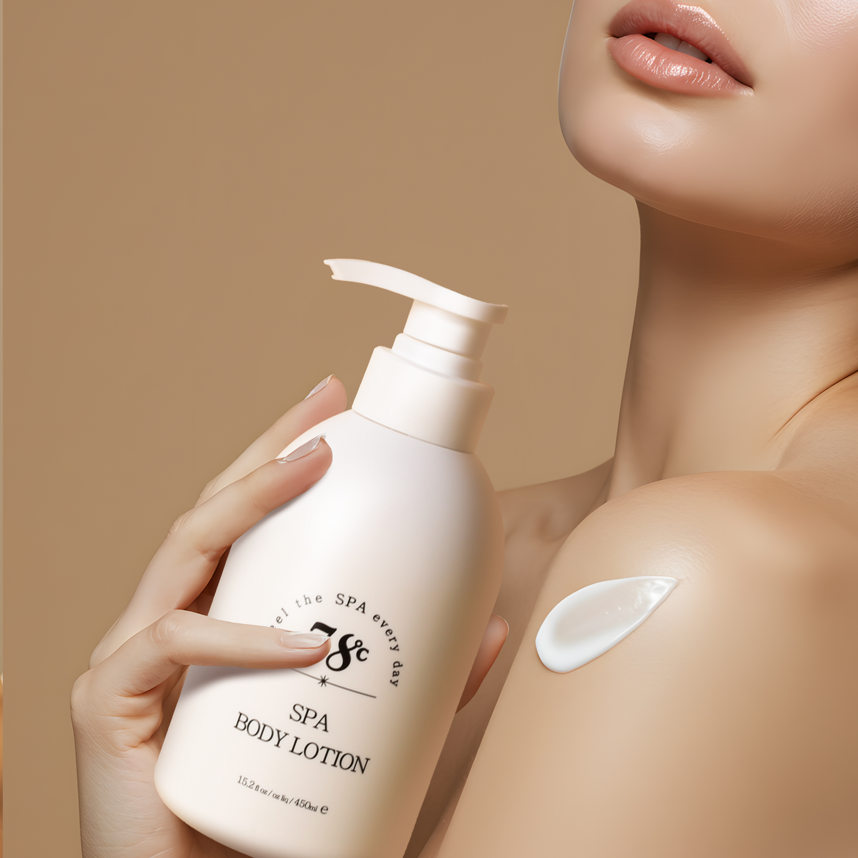 78도씨 온천수 화이트머스크 등드름 순한 고보습 향좋은 바디로션 450ml - 상세 이미지 3