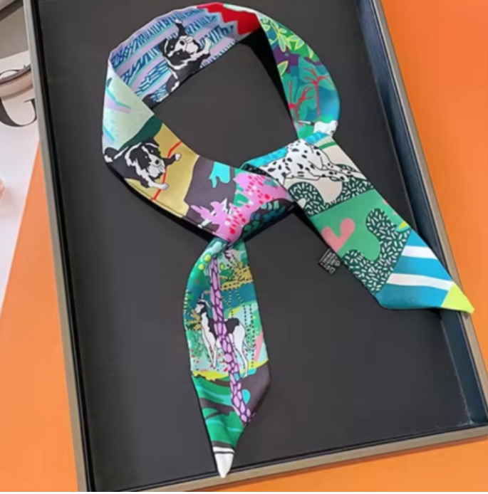 올리비아뉴욕 20종 명품 쁘띠 방도 도트 스트라이프 페이즐리 가방 목스카프