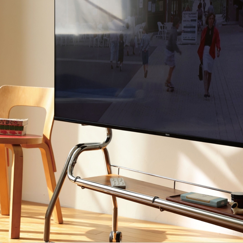 유러피안 이동식 티비 스탠드 거치대 스텐 TV 받침대 50-75인치 상세 이미지 10