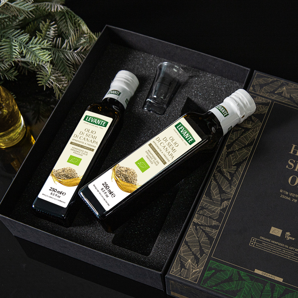 르반테 유기농 대마종자유 250ml 2병 선물세트 이미지 7