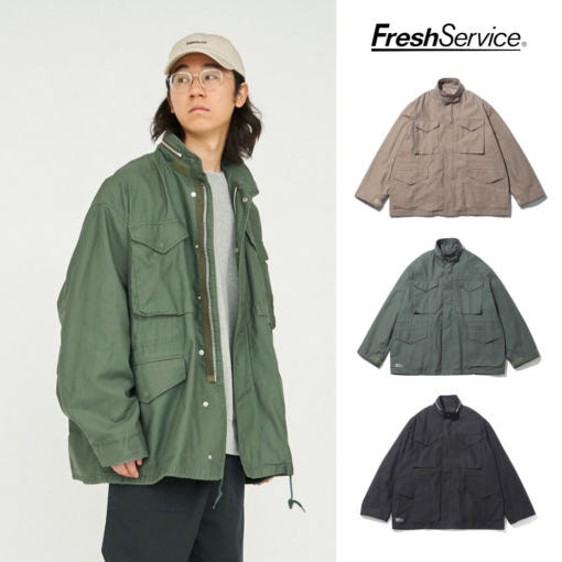 프레쉬서비스 FreshService 백 사틴 필드 자켓 25SS 3컬러 - 상세 이미지 3