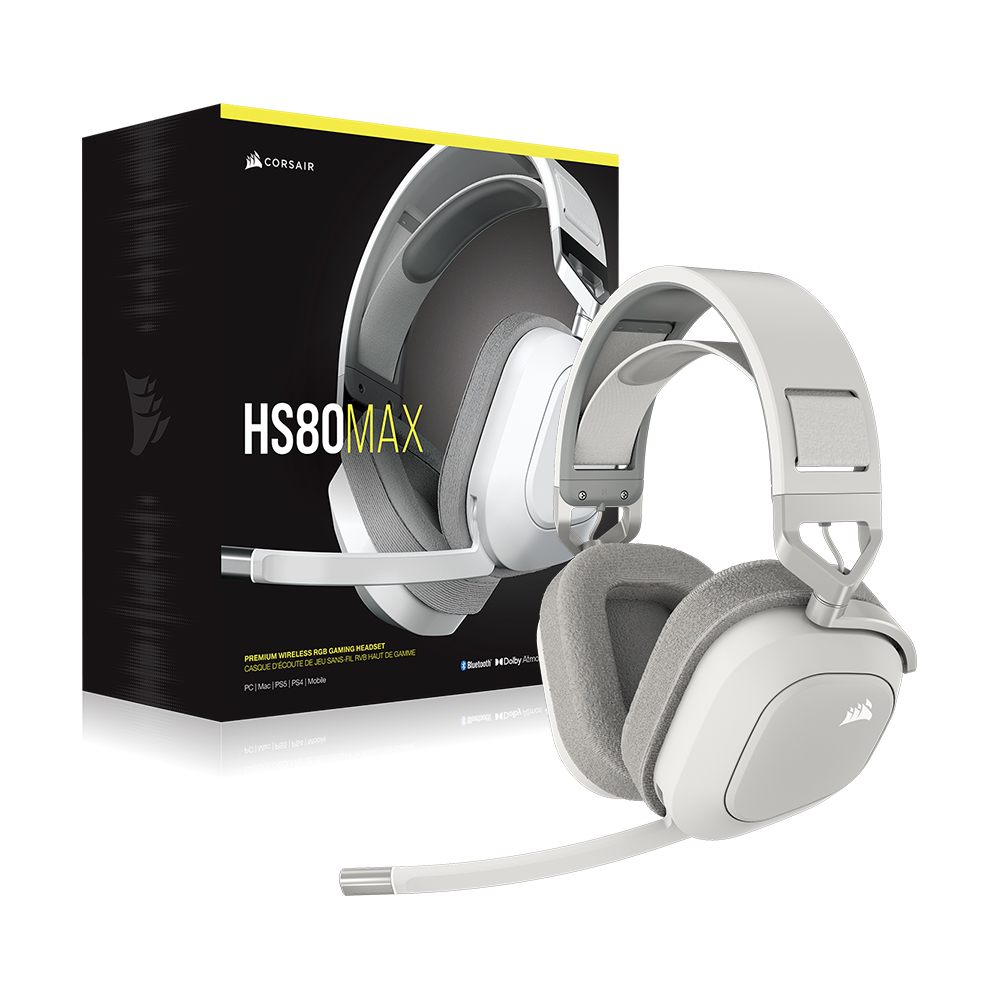 커세어 HS80 MAX 무선 게이밍 헤드셋 RGB 플스 게임용 노트북 이미지 6
