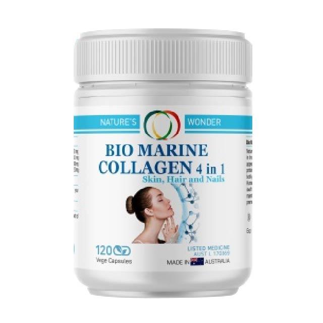 호주 네이쳐스원더 100% 호주산 원재료 바이오 마린 콜라겐 500mg 4 in 1 120캡슐 - 상세 이미지 2
